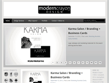 Tablet Screenshot of moderncrayon.com